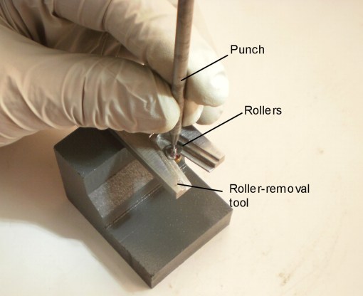 Figure 7: Roller removal.